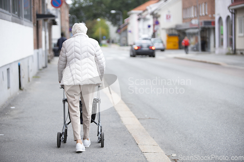 Image of Elderly disabled person