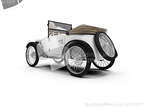 Image of Old fashioned retro car