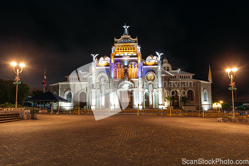 Image of The cathedral Basilica de Nuestra Senora de los Angeles in Cartago in Costa Rica