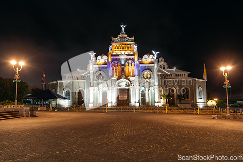 Image of The cathedral Basilica de Nuestra Senora de los Angeles in Cartago in Costa Rica