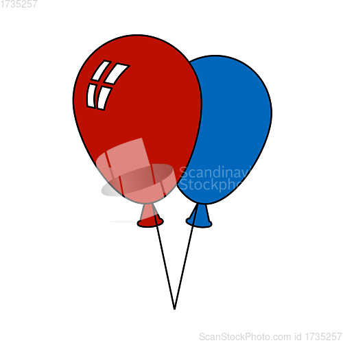 Image of Two Balloons Icon