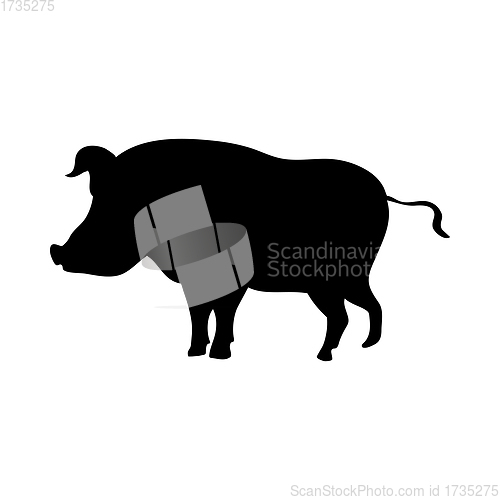 Image of Forest Pig Silhouette