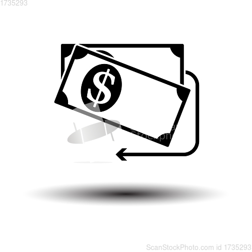 Image of Cash Back Dollar Banknotes Icon