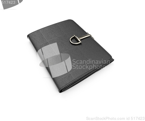 Image of Black leather wallet