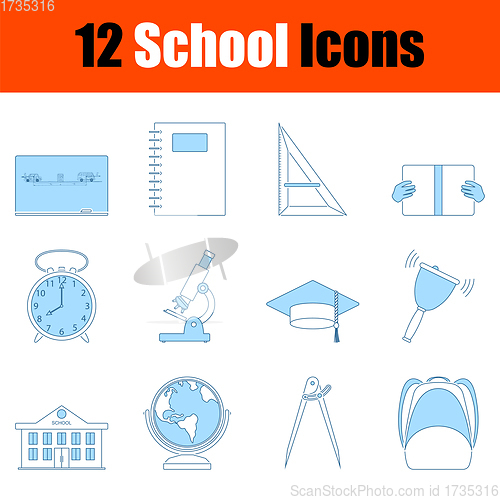 Image of School Icon Set