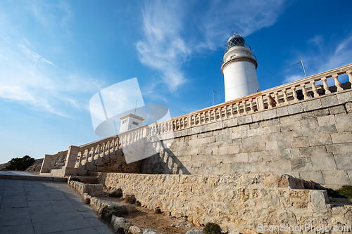 Image of Lighthouse at Cape Formentor in the Coast of North Mallorca, Spain