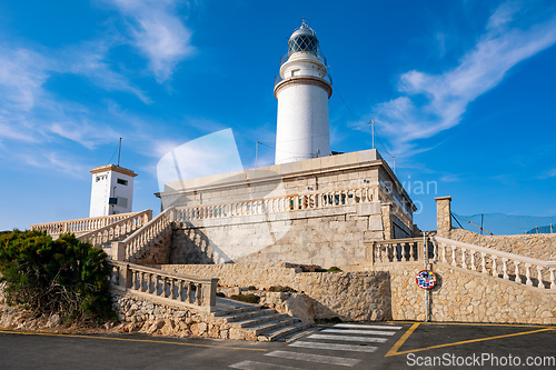 Image of Lighthouse at Cape Formentor in the Coast of North Mallorca, Spain