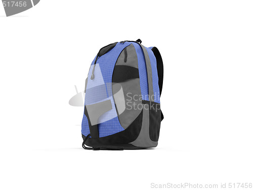 Image of Blue rucksack