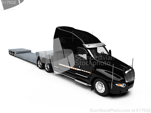Image of Car carrier truck front view