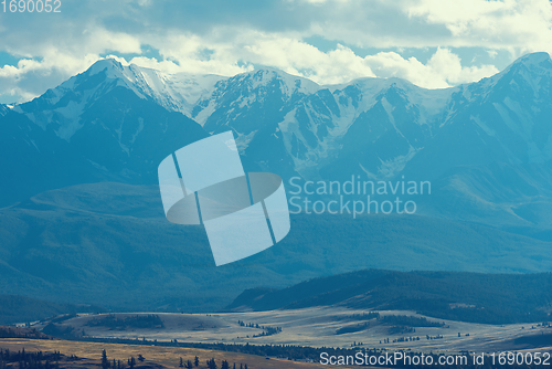 Image of Kurai steppe and North-Chui ridge