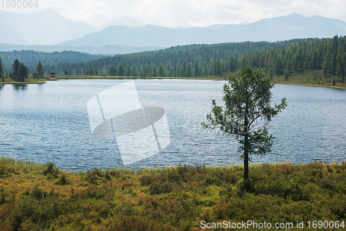 Image of Lake Kidelyu in the Altai Mountains