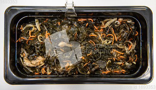 Image of Chuka wakame laminaria seaweed salad with fish