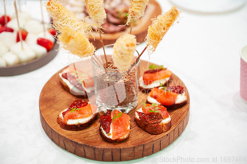 Image of Tasty appetizers on the table