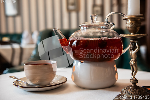 Image of Tea set on table