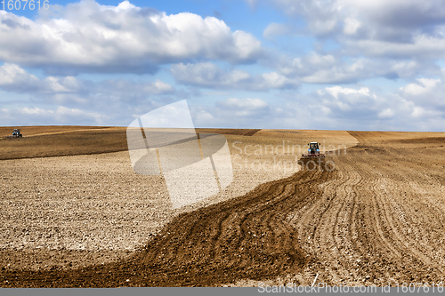 Image of plowed agricultural field