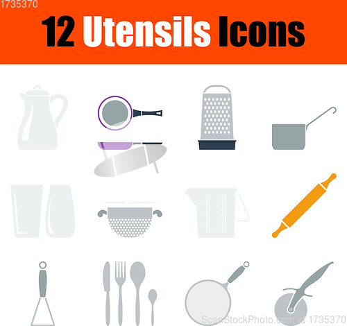 Image of Utensils Icon Set