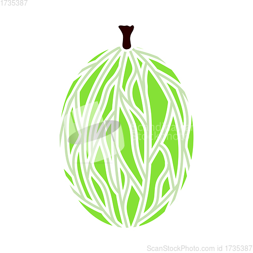 Image of Icon Of Gooseberry In Ui Colors