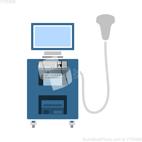 Image of Ultrasound Diagnostic Machine Icon