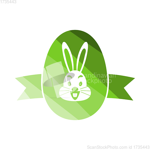 Image of Easter Egg With Ribbon Icon