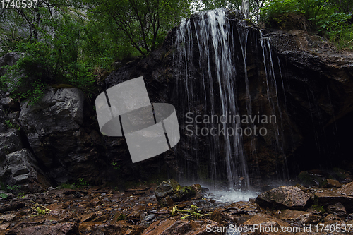 Image of Waterfall Che-Chkish in Altai Mountains