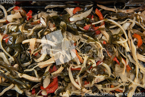 Image of Chuka wakame laminaria seaweed salad with squid