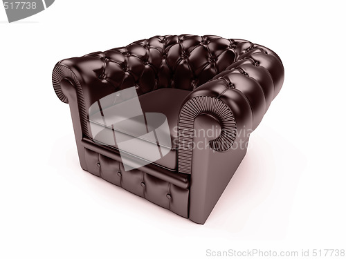 Image of Leather royal armchair