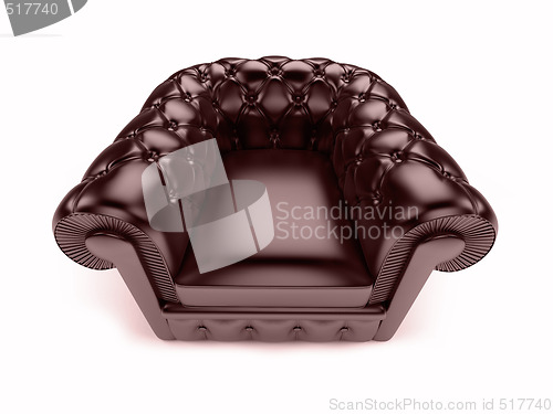 Image of Leather royal armchair