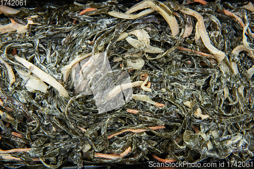 Image of Chuka wakame laminaria seaweed salad with calamary