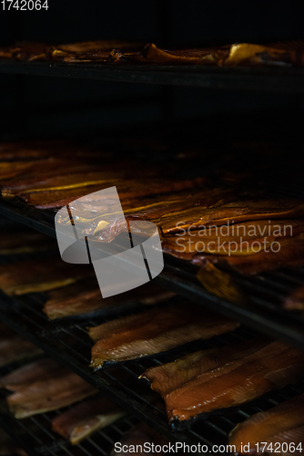 Image of Smoked fish production concept