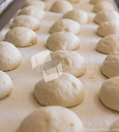Image of Raw dough of bread