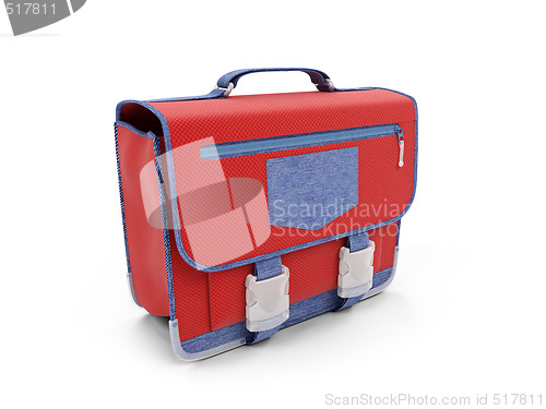 Image of Red school rucksack