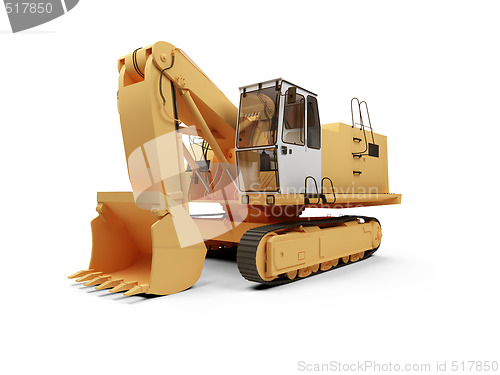 Image of Steam shovel bulldozer