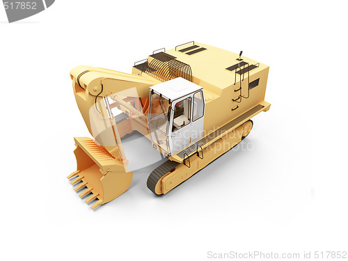 Image of Steam shovel bulldozer