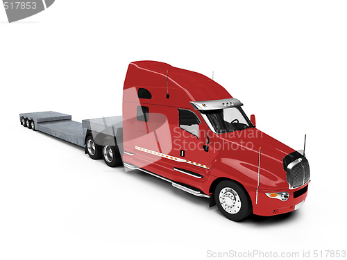 Image of Car carrier truck front view