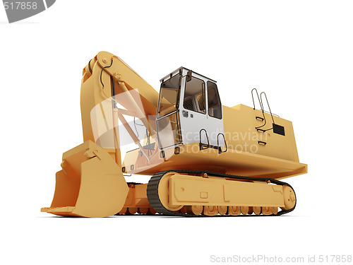 Image of Steam shovel bulldozer