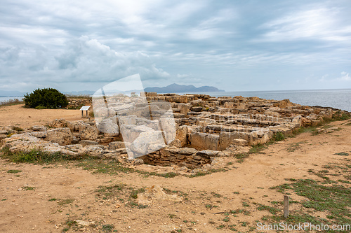 Image of Necropolis de Son Real, Can Picafort, Balearic Islands Mallorca Spain.