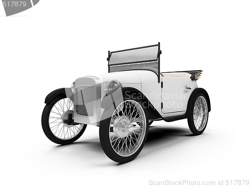 Image of Old fashioned retro car