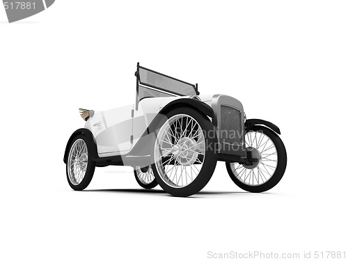 Image of Old fashioned retro car
