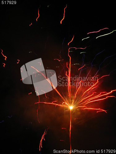 Image of Red firework