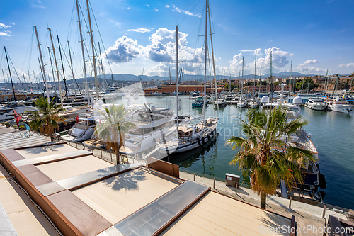 Image of Palma de Mallorca port. Balearic Islands Mallorca Spain.