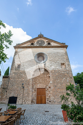 Image of Parish Church of Sant Bartomeu in Valldemossa, Mallorca, Balearic Islands, Spain