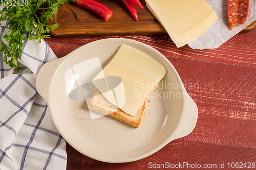 Image of Francesinha on plate preparations