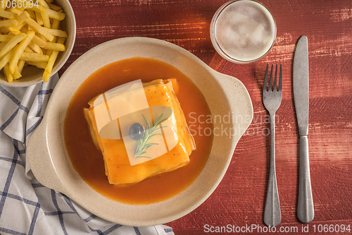 Image of Francesinha on plate