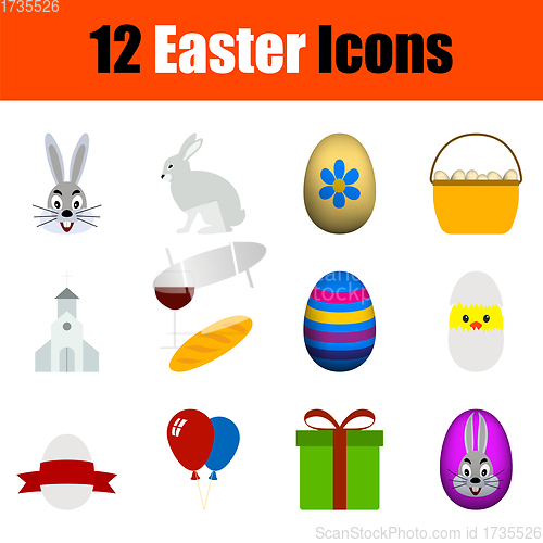 Image of Easter Icon Set