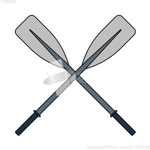 Image of Icon Of Boat Oars