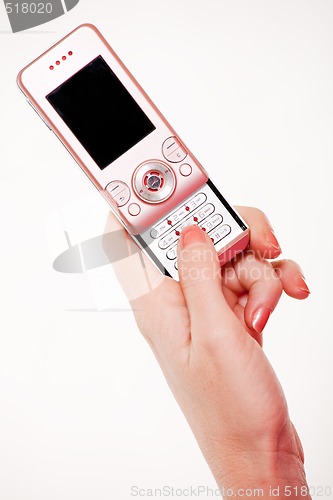 Image of Pink cell phone