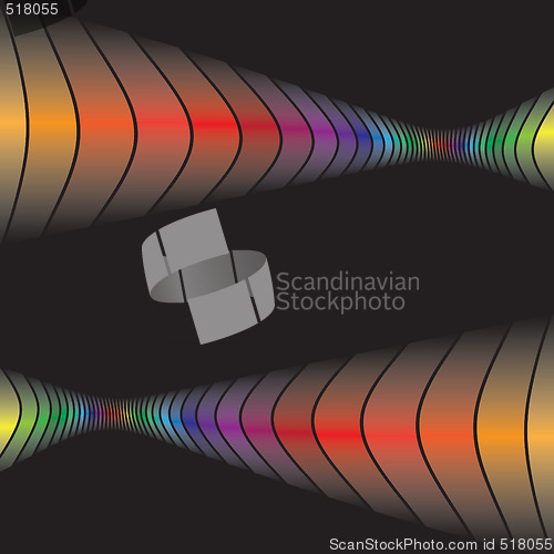 Image of Abstract Rainbow Layout