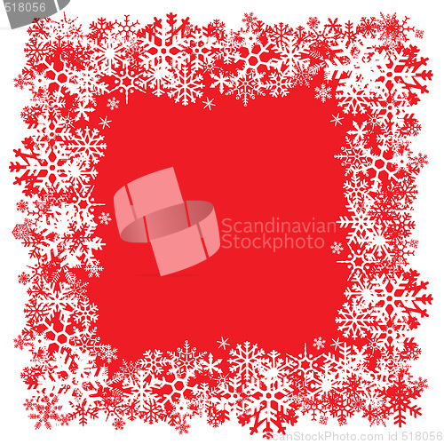 Image of Snowflakes Layout