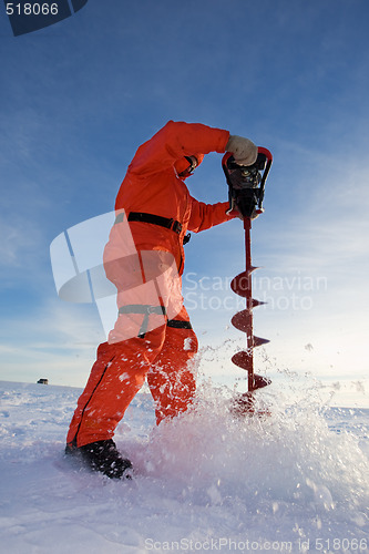 Image of Ice fishing