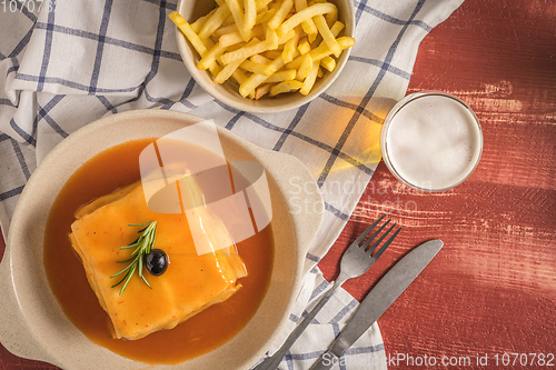 Image of Francesinha on plate